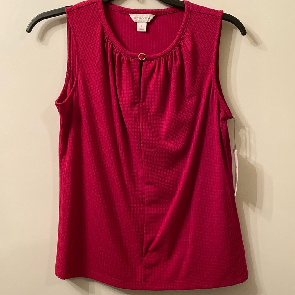 LIZ CLAIBORNE Polynesian Floral Top